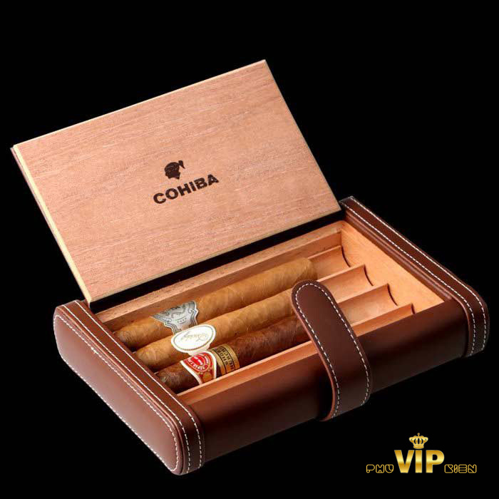 Bao da đựng xì gà 4 điếu Cohiba 6306