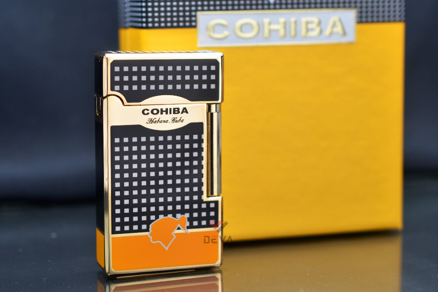 Bật Lửa Khò 1 Tia Kèm Đục Cohiba Đánh Đá COB-169